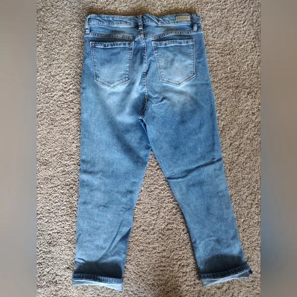 Blank NYC Distressed Ripped Ankle Jeans Size 31 - Picture 3 of 8